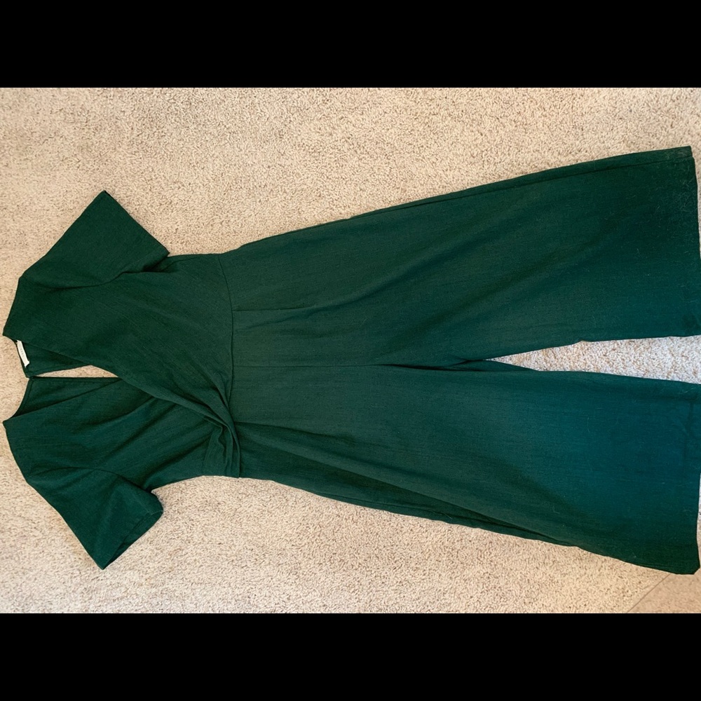 Emerald green jumpsuit